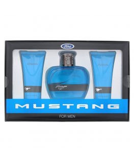 Set Ford: Mustang Blue, Eau De Toilette, For Men, 100 ml + Musta