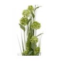 Home4You Artificial Flower GARDEN A120cm, purple garlic grass with pot Home4You Artificial Flower GARDEN A120cm, purple garlic grass with pot