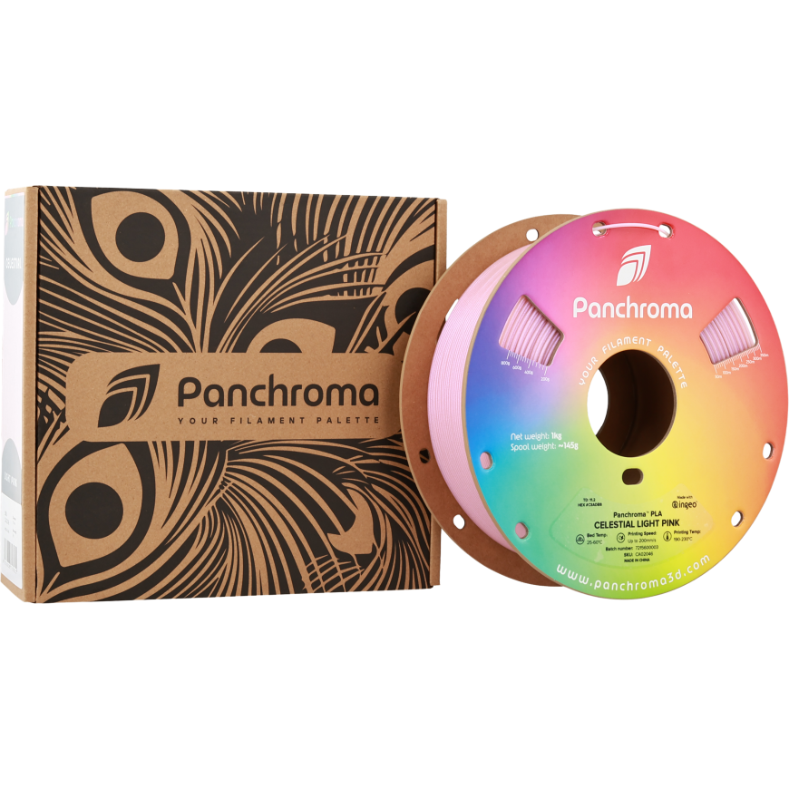 Polymaker Panchroma PLA Celestial - Celestial Light Rožā. – 2