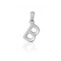 JVD Minimalist Silver Letter "B" Pendant SVLP0948XH2000B JVD Minimalist Silver Letter "B" Pendant SVLP0948XH2000B