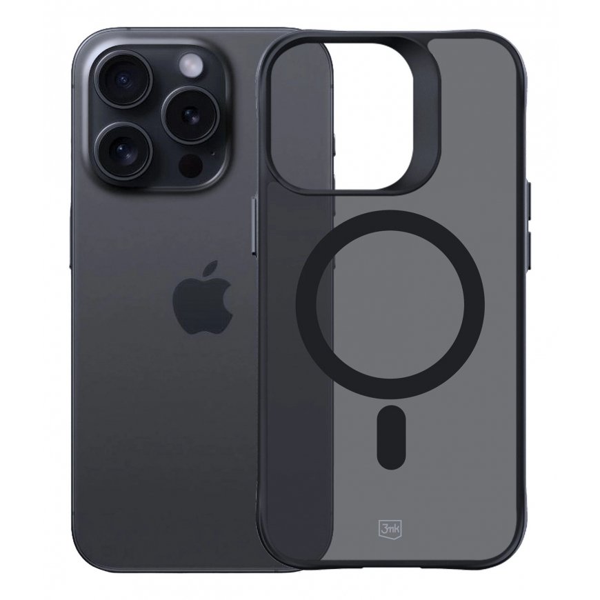 3MK Smoke MagCase mobile phone case 15.5 cm (6.1") Cover Grey – 2