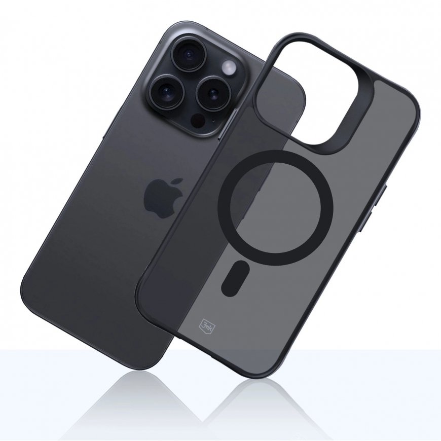 3MK Smoke MagCase matkapuhelimen suojakotelo 15,5 cm (6.1") Suojus Harmaa – 4