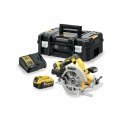DeWALT DCS570P2-QW ручная циркулярная пила 18,4 cm Серебристый, Желтый 5500 RPM
