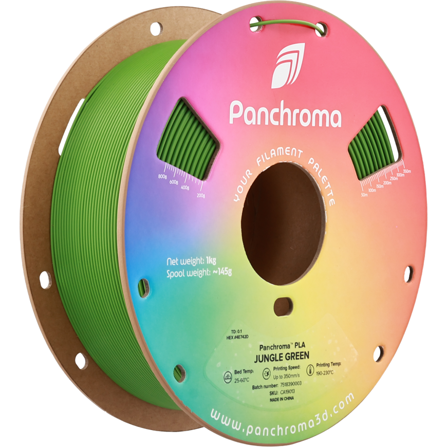 Polymaker Panchroma PLA 1.75mm 1kg - Džiunglių žalias