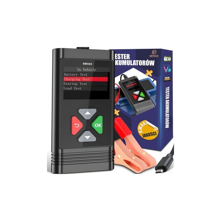 Retoo autoaku diagnoosimise tester 6/12 V 2-220 Ah