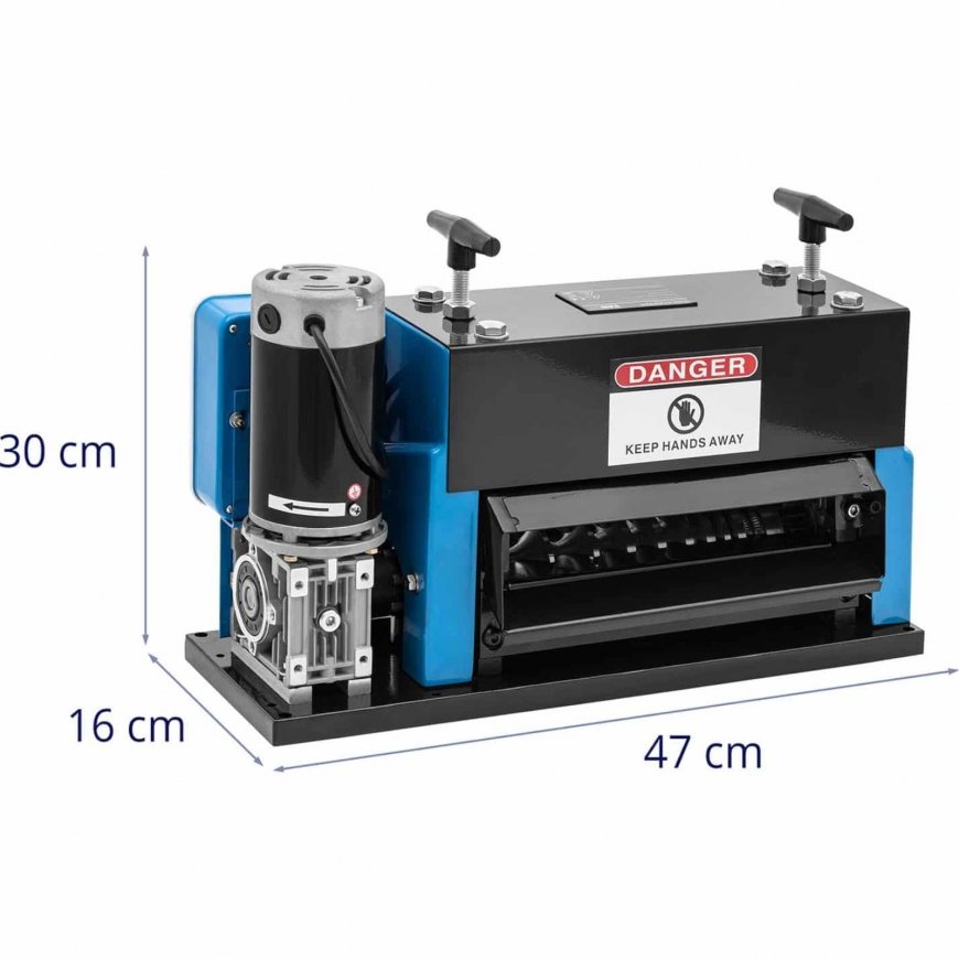 MSW Cable and Wire Insulation Stripping Machine, 400 W - 9 Inputs
