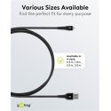 Goobay 74504 lightning cable 2 m Black Goobay 74504 lightning cable 2 m Black