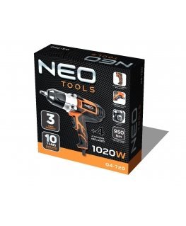 NEO tools 04-720 elektriskais skrūvgriezis un trieciena urbjmašīna