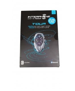 INTERPHONE TOUR HD motociklo domofonas, komplektas 1 šalmui