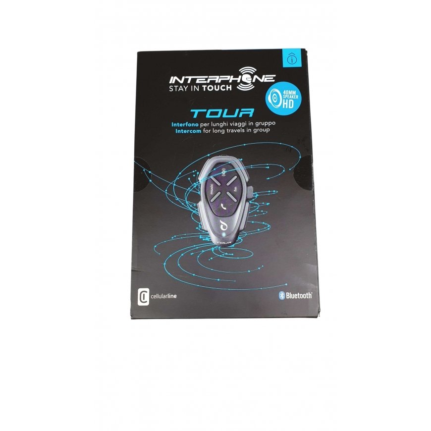 INTERPHONE TOUR HD motocikla interkoms, komplekts