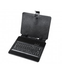 QUER Universāls vāciņš planšetdatoriem 9.7 collas ar USB tastatūru