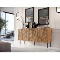 Cama JUNGLE komoda 152x40,5x74,5 ąžuolo wotan + juodos kojos
