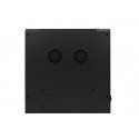 Lanberg WF02-6612-10B rack cabinet 12U Wall mounted rack Black