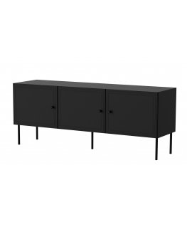 Cama RTV 3D cabinet PALAZZO BIS 151x40x60 black matt