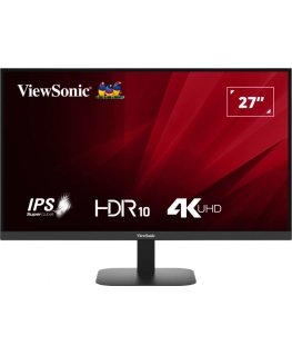 Viewsonic VA VA2708-4K-HD PC lamekuvar 68,6 cm (27") 3840 x 2160 pikslit 4K Ultra HD LED Must