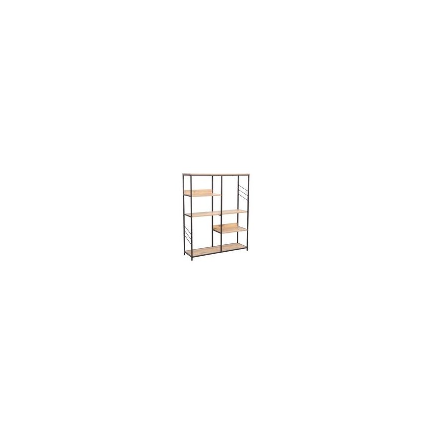 Home4You Table DIMITRA 100x50xA76cm, rustic style/black – 2