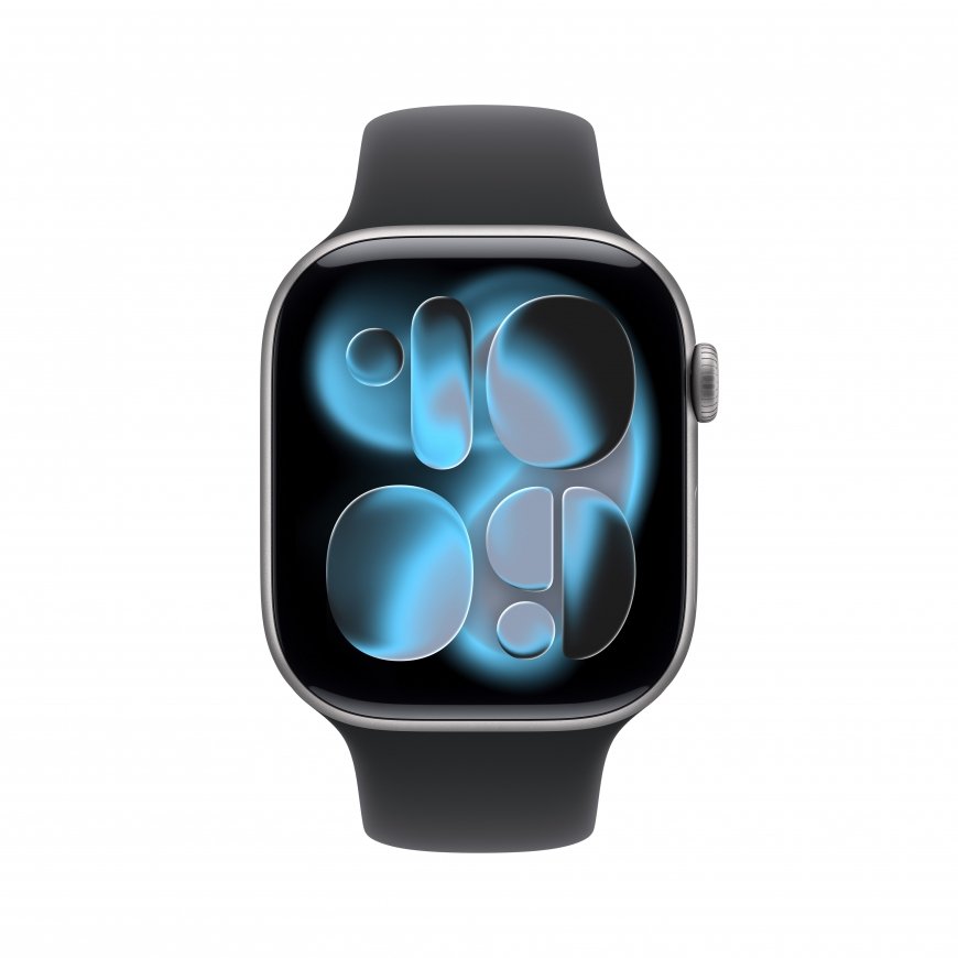 Apple Watch Series 11 GPS + Cellular 46mm Space Grey Aluminium Case with Black Sport Band - M/L – 2