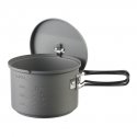 ESBIT Cookset with alcohol burner Stiklinis indelis 1,5 L Aliuminis, Juoda ESBIT Cookset with alcohol burner Stiklinis indelis 1,5 L Aliuminis, Juoda