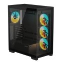 GIGABYTE C500 PANORAMIC STEALTH „Midi Tower“ Juoda GIGABYTE C500 PANORAMIC STEALTH „Midi Tower“ Juoda