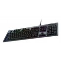Logitech G G915 X tastatūra Speļu USB QWERTY US International Melns Logitech G G915 X tastatūra Speļu USB QWERTY US International Melns