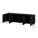 Cama SIENA chest of drawers 200x40x75 matte black Cama SIENA chest of drawers 200x40x75 matte black