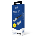 3mk Hyper Cable N-SERIES USB-C | USB-C 2m 20V|5A 100W | black 3mk Hyper Cable N-SERIES USB-C | USB-C 2m 20V|5A 100W | black