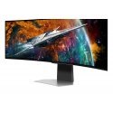 Samsung G95SC PC lamekuvar 124,5 cm (49") 5120 x 1440 pikslit Dual QHD OLED-ekraan Hõbe