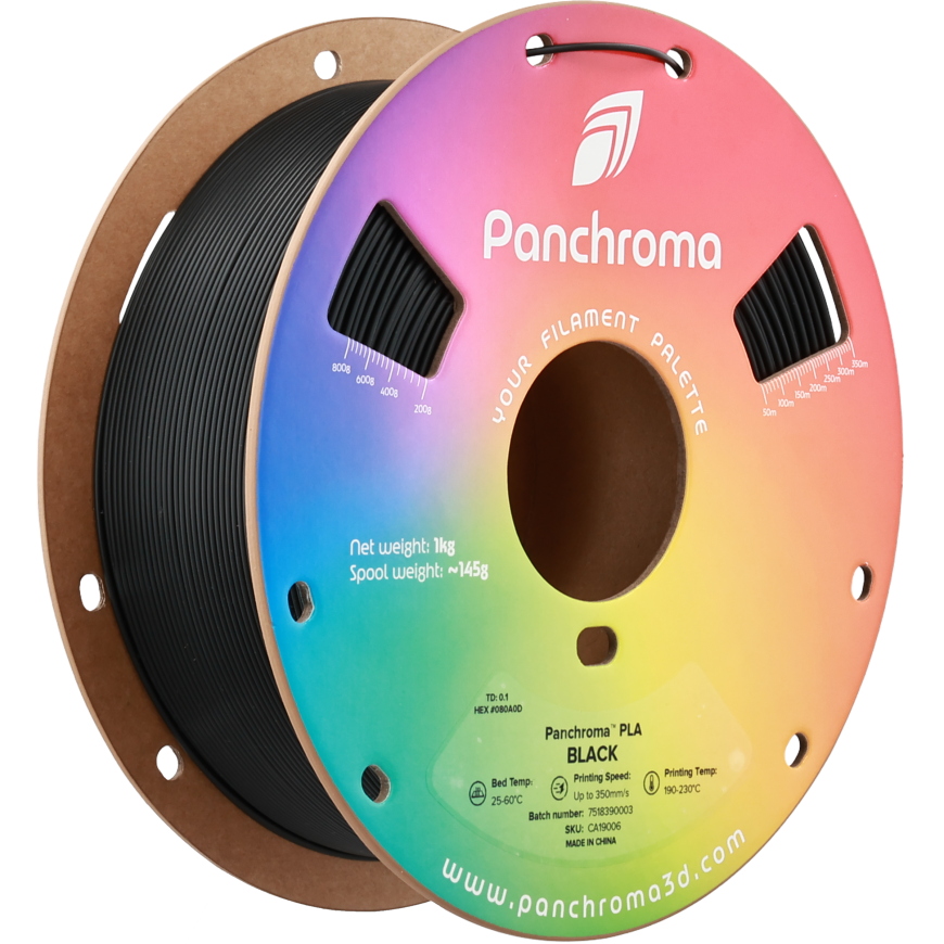 Polymaker Panchroma PLA 1.75mm 1kg - Musta