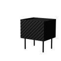Cama LUCCA bedside cabinet, 2 pcs, 47x40x52, black Cama LUCCA bedside cabinet, 2 pcs, 47x40x52, black