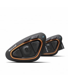 Midland BTX1 Pro S motorcycle intercom 800 m Black, Orange