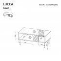 Cama LUCCA 490386 kafijas galdiņš, stilīgs galdiņš Taisnstūra forma 4 kāja (-s) Cama LUCCA 490386 kafijas galdiņš, stilīgs galdiņš Taisnstūra forma 4 kāja (-s)