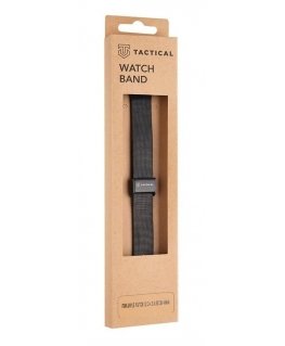 Apple Watch 38mm / 40mm Loop Slim Ruostumattomasta teräksestä valmistettu hihna musta