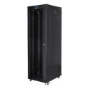Lanberg FF01-8842-12BL püstik 42U Eraldiseisev serverikapp Must Lanberg FF01-8842-12BL püstik 42U Eraldiseisev serverikapp Must