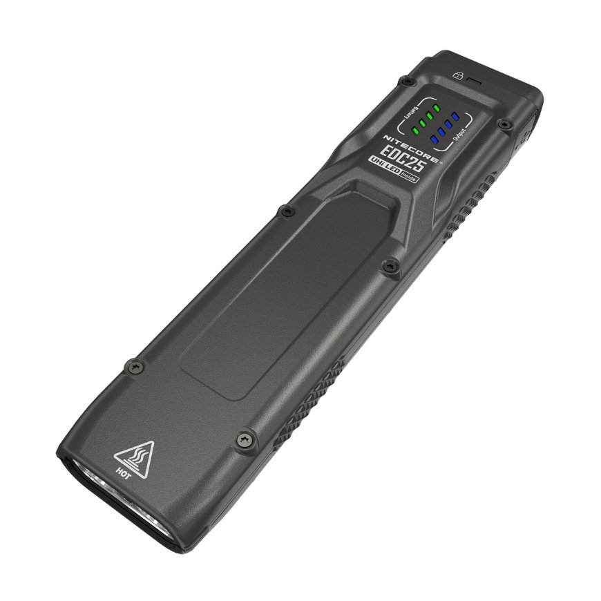 Nitecore EDC25 taskulamp Must Taktikaline taskulamp LED