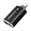 Wozinsky WALA-01 Lightning to USB-A OTG Adapter - Black Wozinsky WALA-01 Lightning to USB-A OTG Adapter - Black