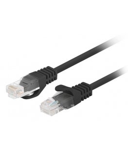 Lanberg PCU6-20CC-0200-BK verkkokaapeli musta 2 m Cat6 U/UTP (UTP)