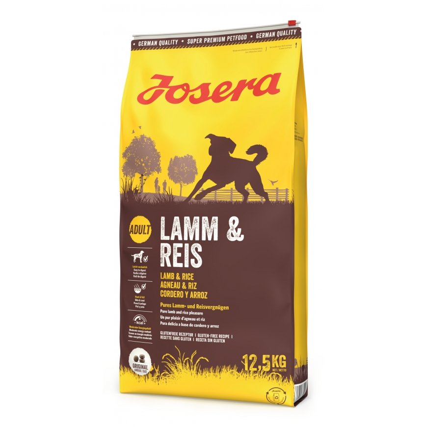 Josera Lamb & Rice 12,5 kg Взрослый Ягненок, Рис