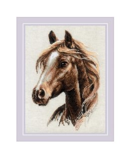 UAB Riolis Набор для вышивания крестиком. "Гордый дух" 30x40 см SR2293