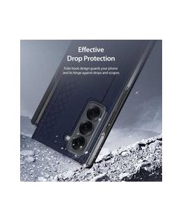 DUX DUCIS BRIL rašiklio laikiklio dėklas, skirtas SAMSUNG Z FOLD 7, mėlynas