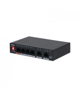 Dahua Technology PFS3006-4GT-60-V2 Gigabit Ethernet (10/100/1000) Питание по Ethernet (PoE) Черный