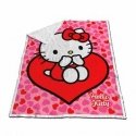 Sanrio Hello Kitty korallā sherpa sega 120x150cm