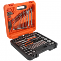98-piece socket wrench and accessory set 1/4" and 1/2", hex and open wrenches, BAHCO [S98MC1H]