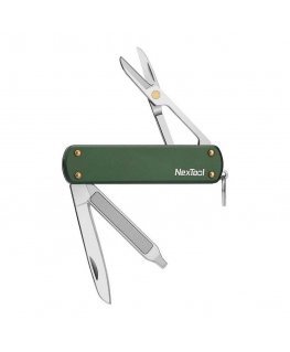 NexTool Mini Pocket Knife NE0143 4in1 zaļš daudzfunkcionālais nazis