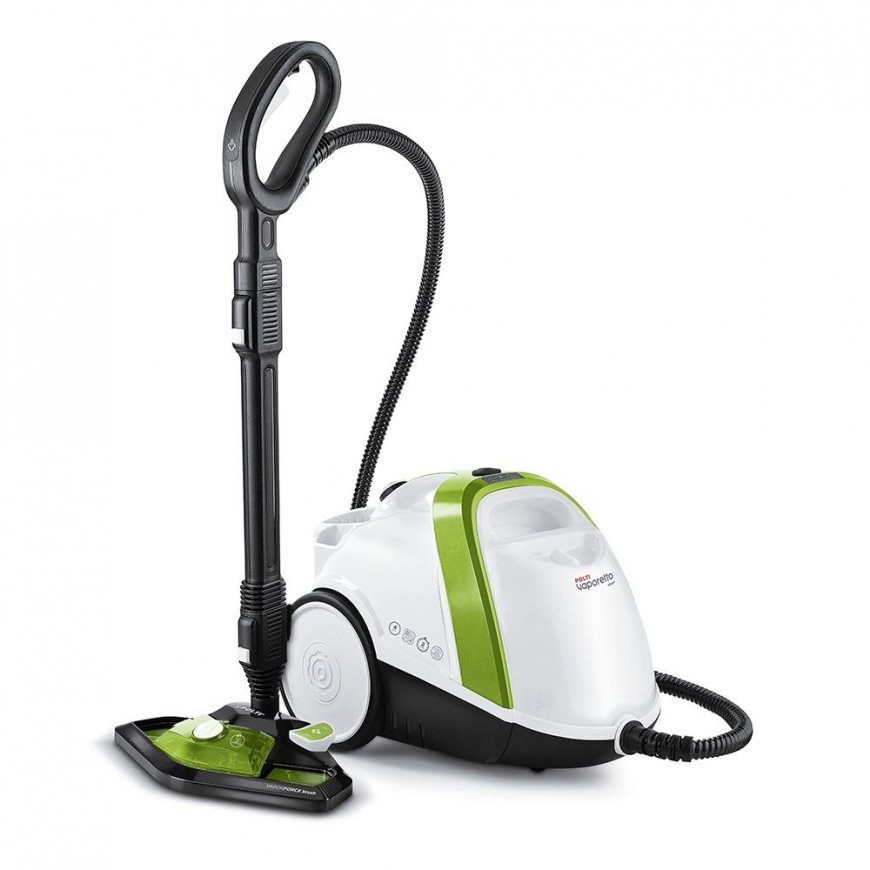 Polti Vaporetto Smart 110 Eco Cilindrinis garinis siurblys 1500 W Juoda, Žalia, Balta