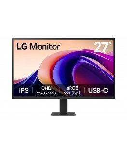 LG 27'' QHD Monitor монитор для ПК 68,6 cm (27") 2560 x 1440 пикселей Quad HD Черный