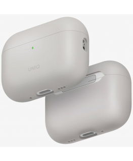 Etui UNIQ Lino do AirPods Pro 3 gen Silicone beżowy