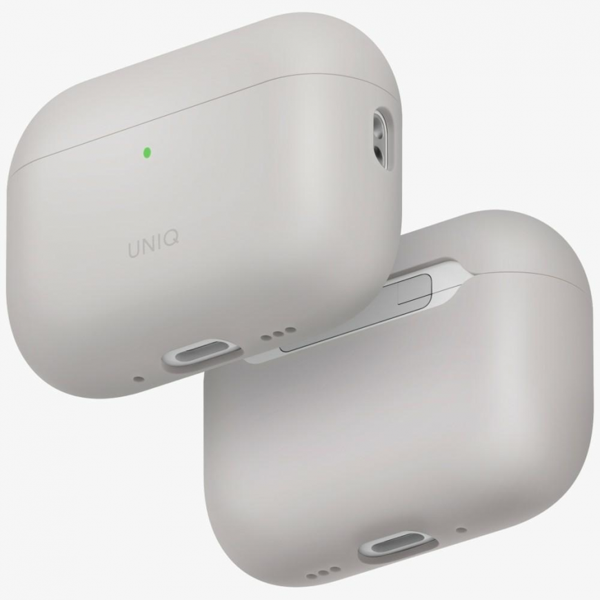 Etui UNIQ Lino do AirPods Pro 3 gen Silicone beżowy