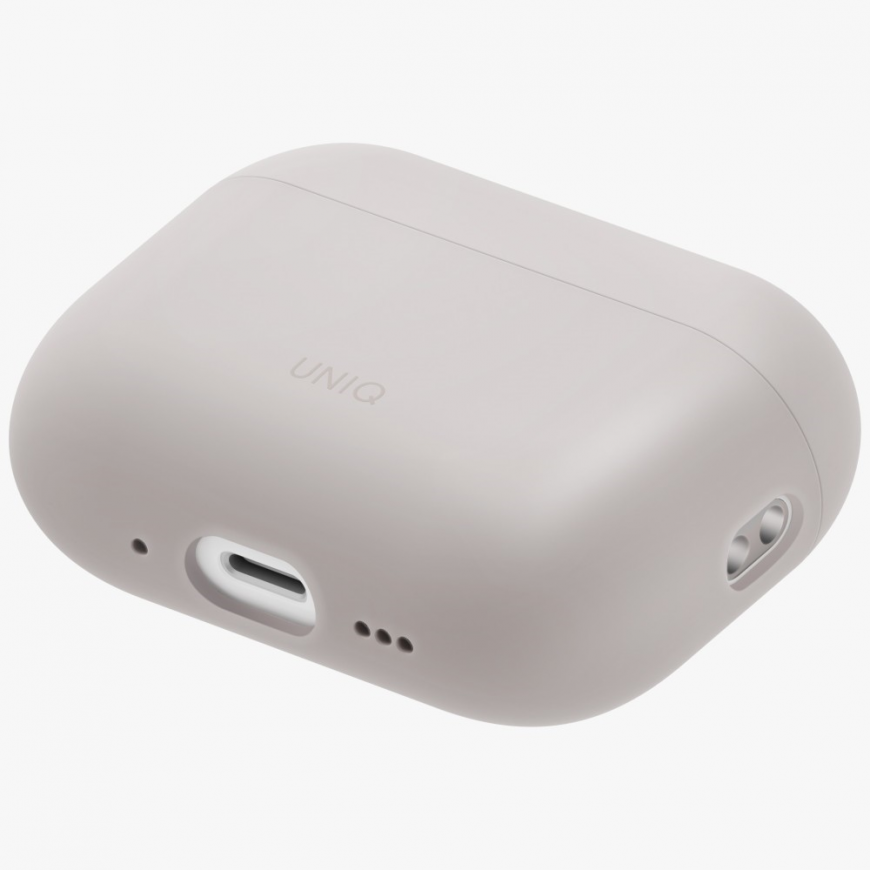 Etui UNIQ Lino do AirPods Pro 3 gen Silicone beżowy – 2