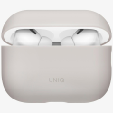 Etui UNIQ Lino do AirPods Pro 3 gen Silicone beżowy