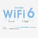 TP-Link Deco X1500 Dviguba juosta (2,4 GHz / 5 GHz) Wi-Fi 6 (802.11ax) Balta 2 Vidinis TP-Link Deco X1500 Dviguba juosta (2,4 GHz / 5 GHz) Wi-Fi 6 (802.11ax) Balta 2 Vidinis